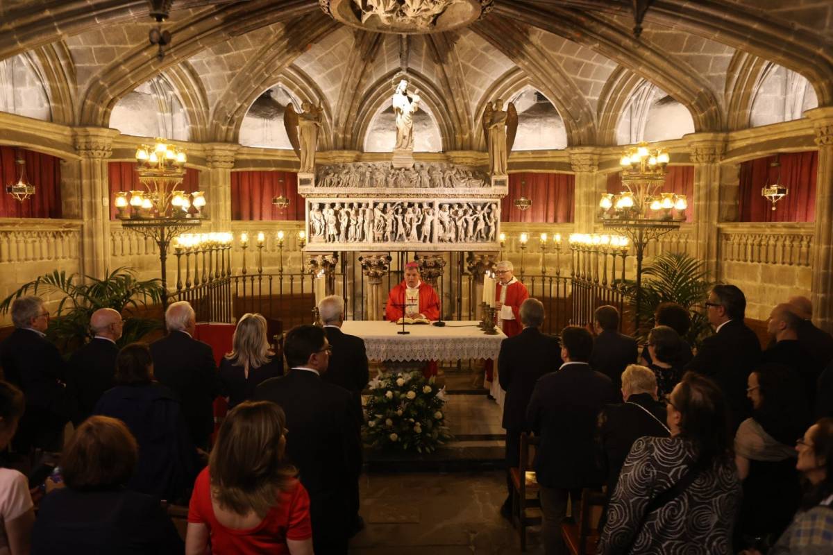 Missa a la Catedral pel sant (decapitat) que va defensar el «bon govern»