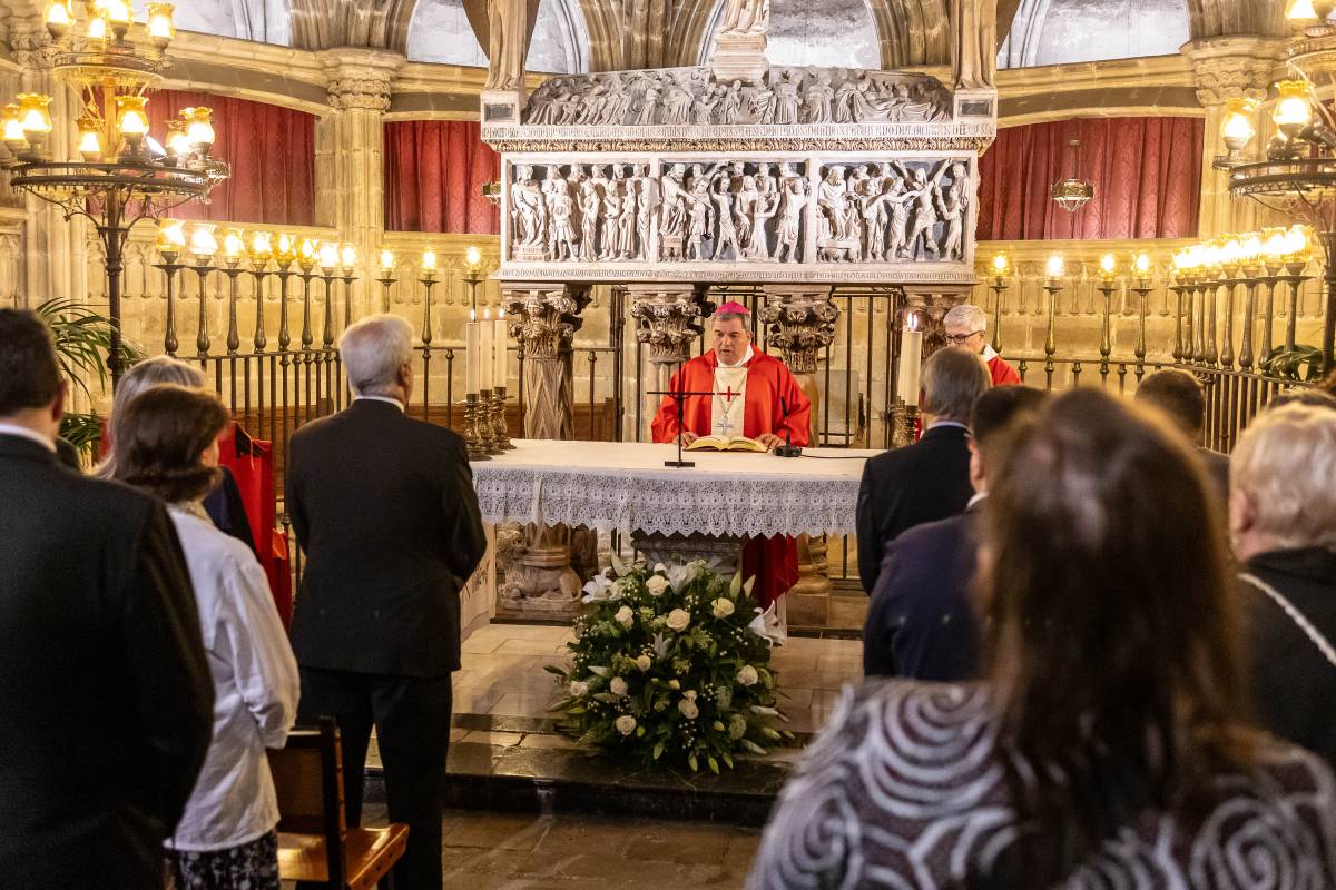 Missa a la Catedral pel sant (decapitat) que va defensar el «bon govern»