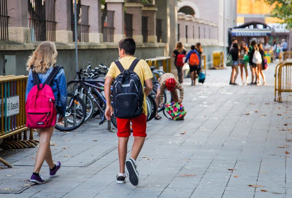 Alumnes d'una escola Pia de Catalunya - 