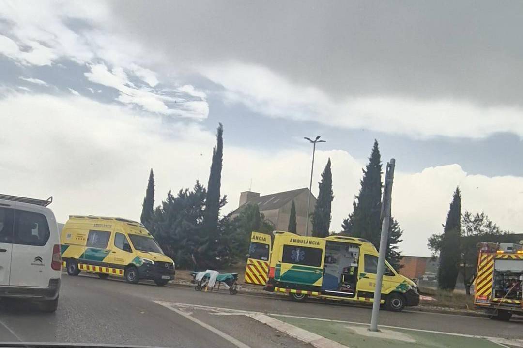 Dues persones ferides en un accident a Solsona i actuació dels bombers a Clariana de Cardener