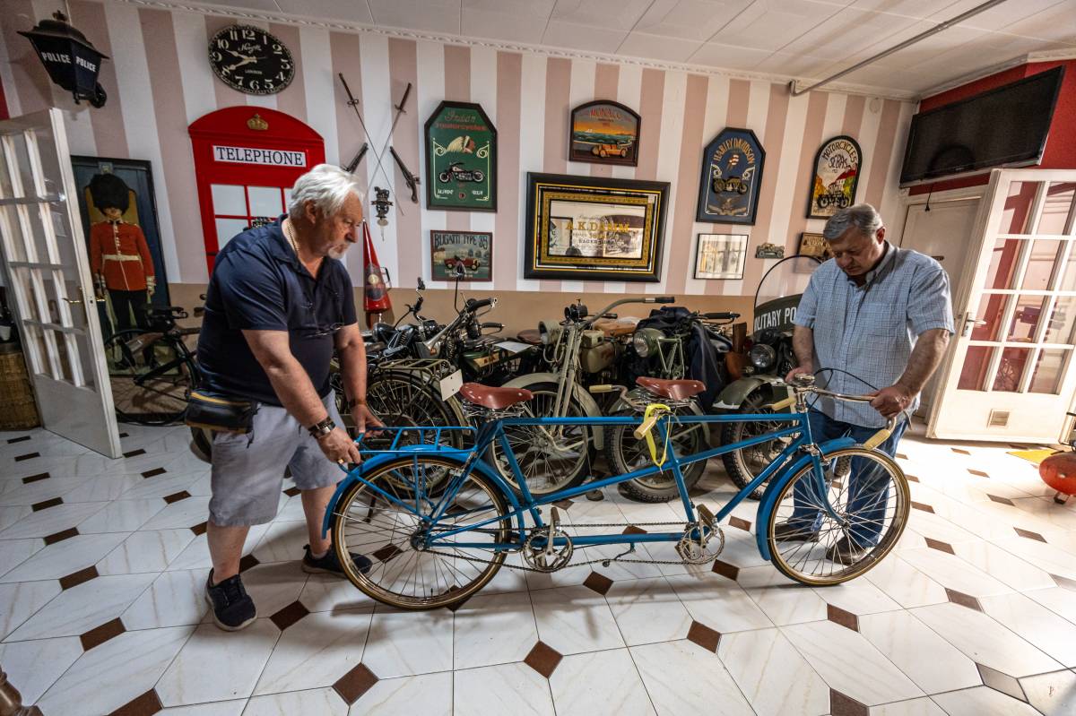 Una bicicleta especialment particular, per a dues persones