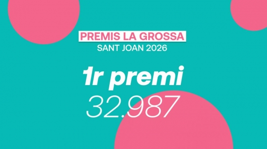 El 32.987, primer premi de la Grossa de Sant Joan 2026
