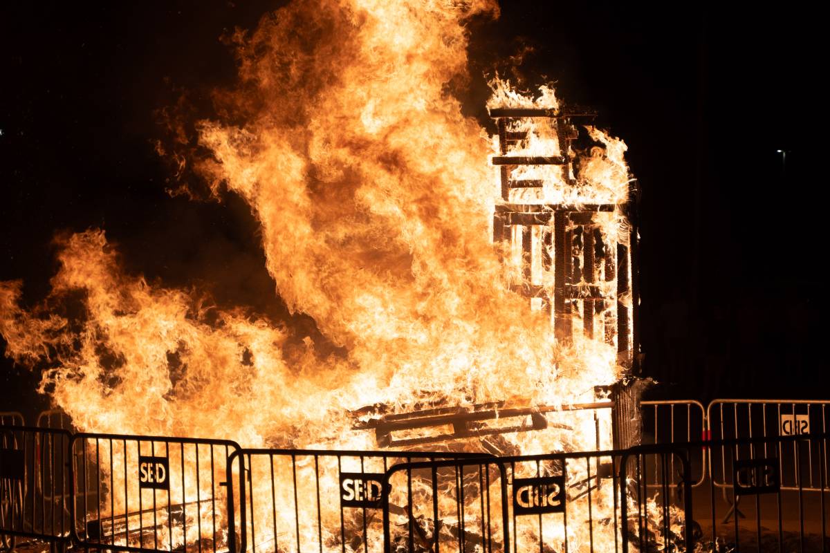 FOTOS | La revetlla de Sant Joan a Sabadell, en imatges