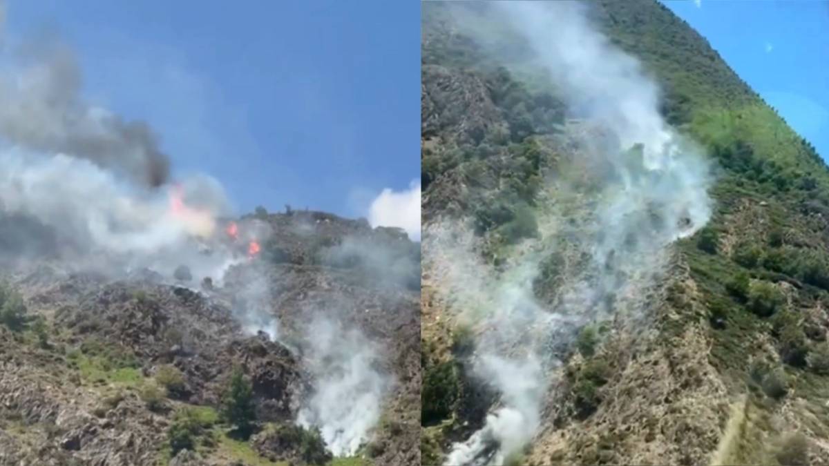 Declarat un incendi en una zona de difícil accés a Isil, al Pallars Sobirà