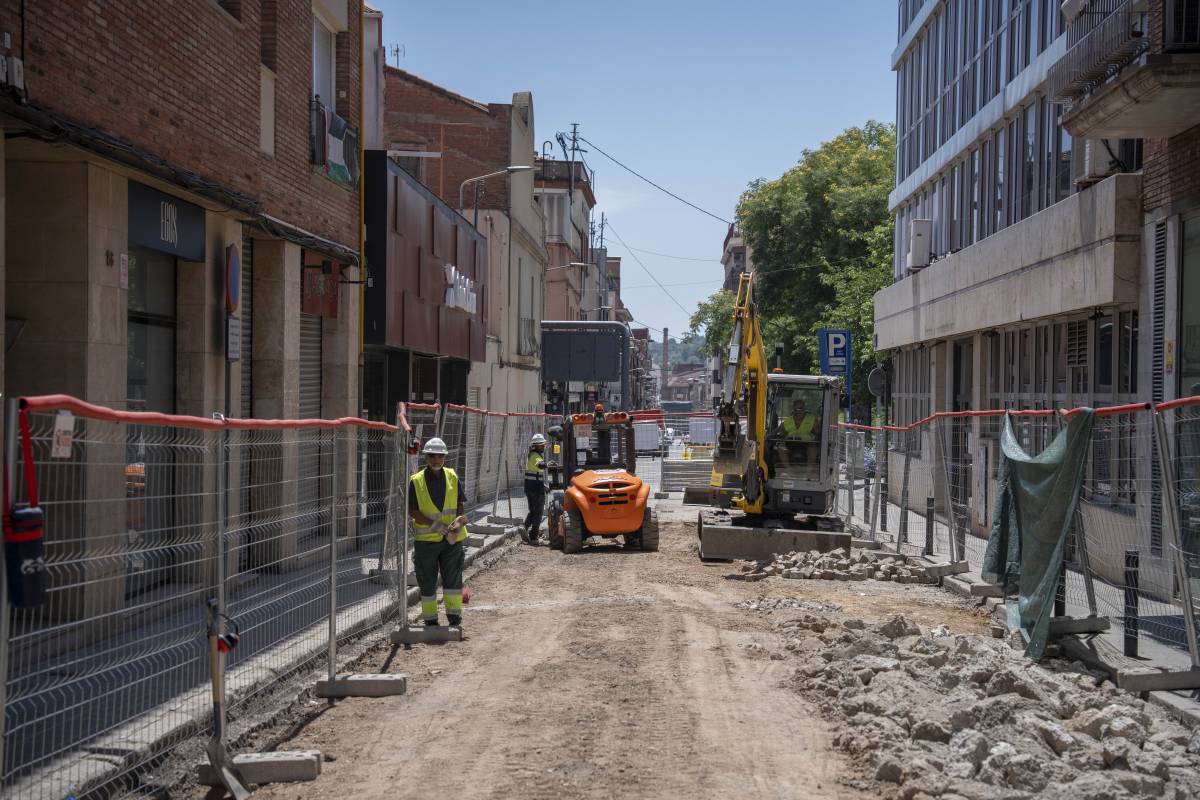 Ca n’Aurell col·lapsat pel tall a Arquímedes