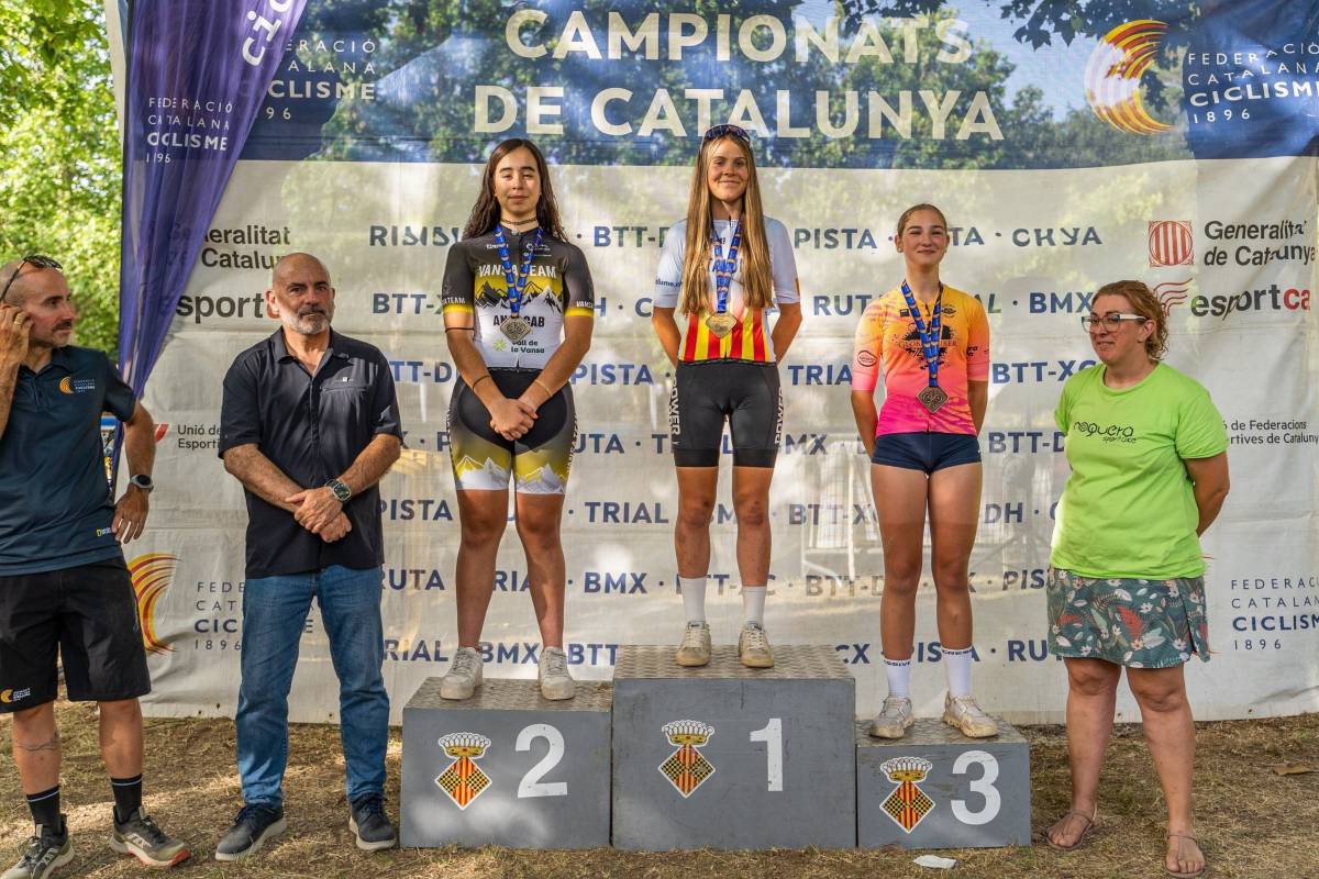 Podi per la solsonina Emma Andreu al Campionat de Catalunya de BTT-XCO