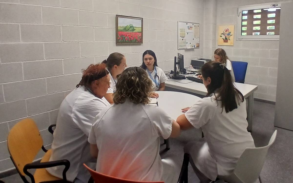 L`equip multidisciplinari que forma la nova unitat de l`EAP Vall del Ges.