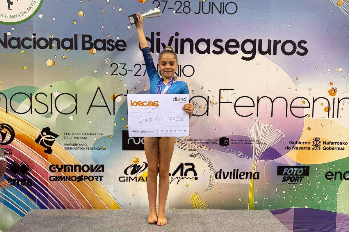 Ivet Salmerón, campiona d'Espanya de base 5