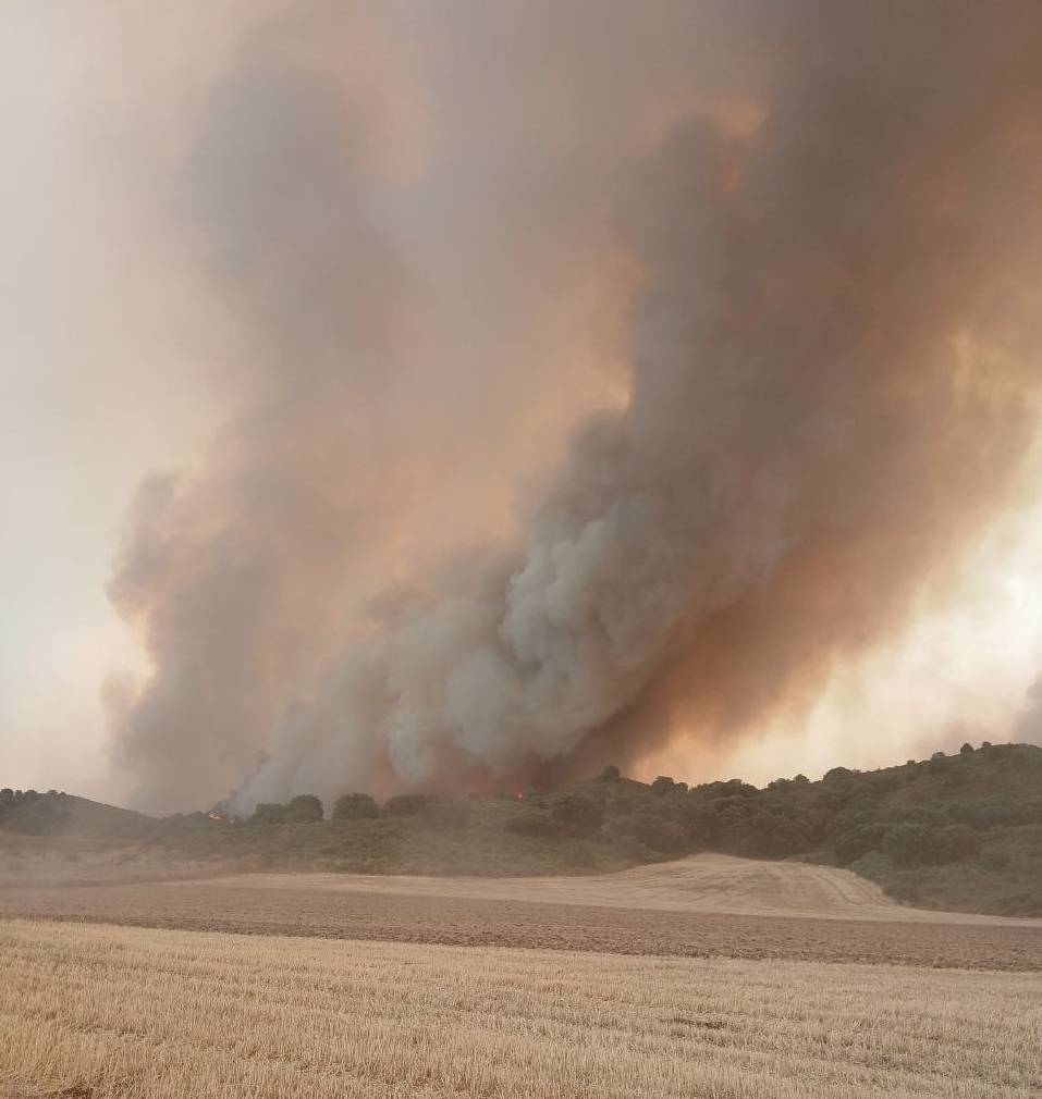 L'incendi de la Franja de Ponent deixa 240 evacuats i 1.000 hectàrees cremades