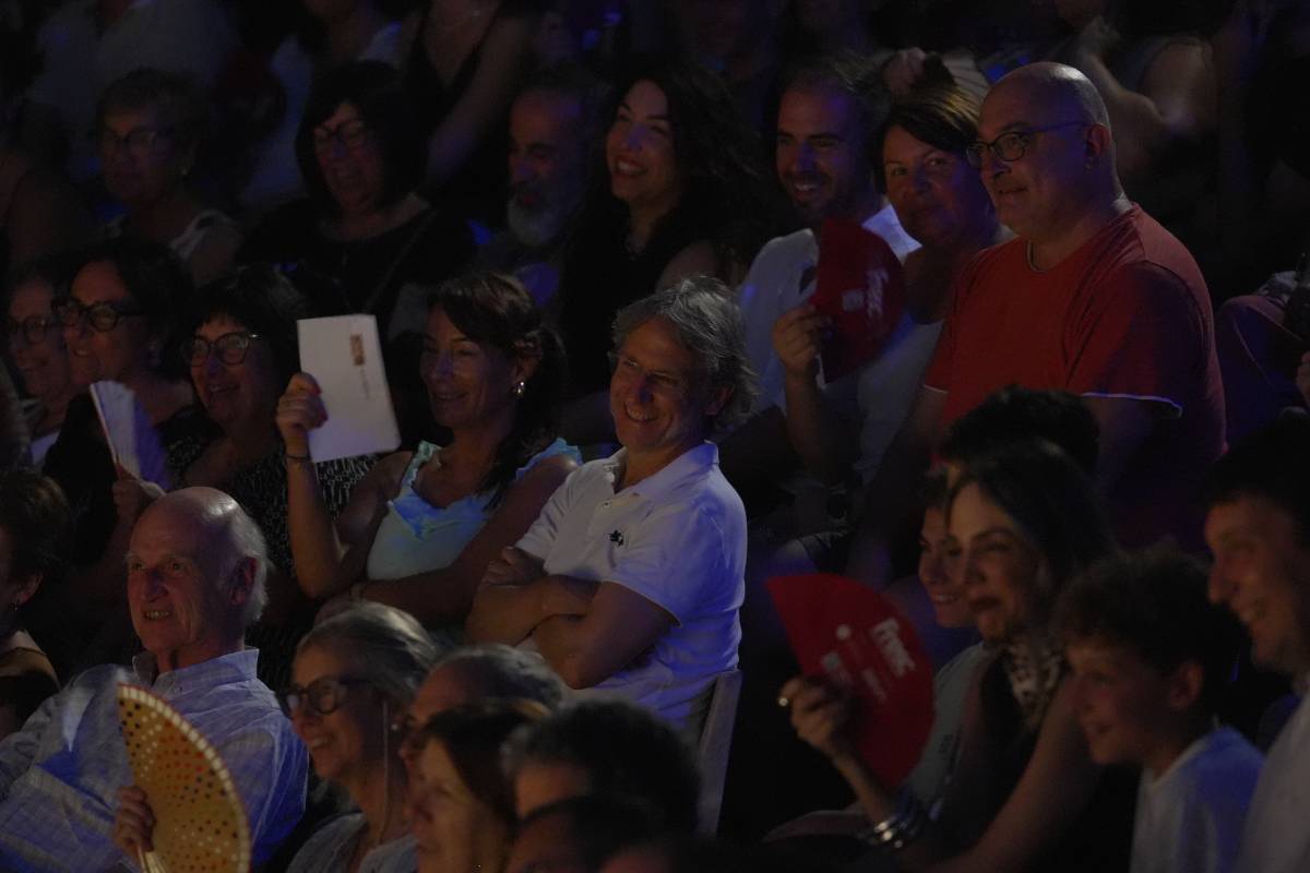 Públic a la inauguració del Frec Festival amb Quim Masferrer