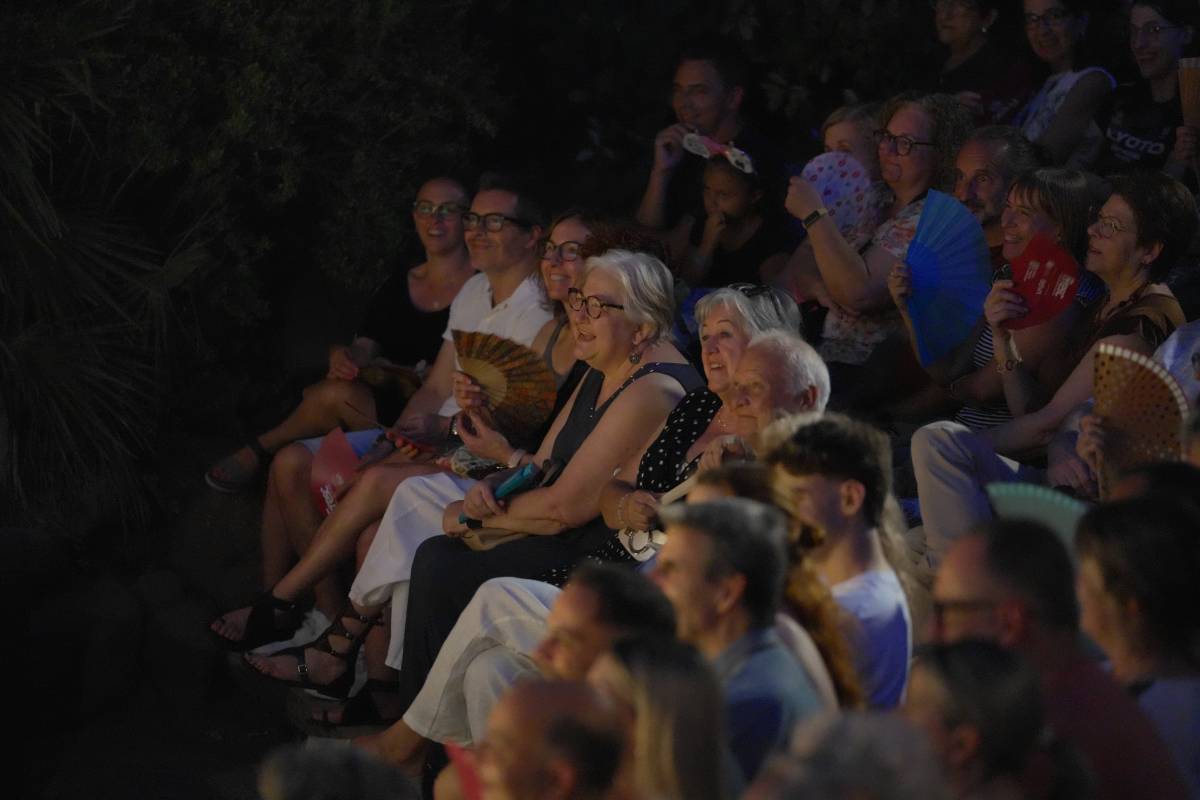 Públic a la inauguració del Frec Festival amb Quim Masferrer