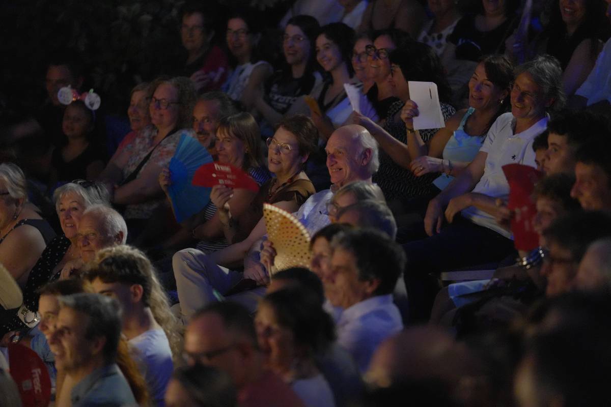 Públic a la inauguració del Frec Festival amb Quim Masferrer