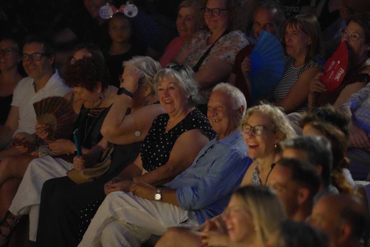 Públic a la inauguració del Frec Festival amb Quim Masferrer