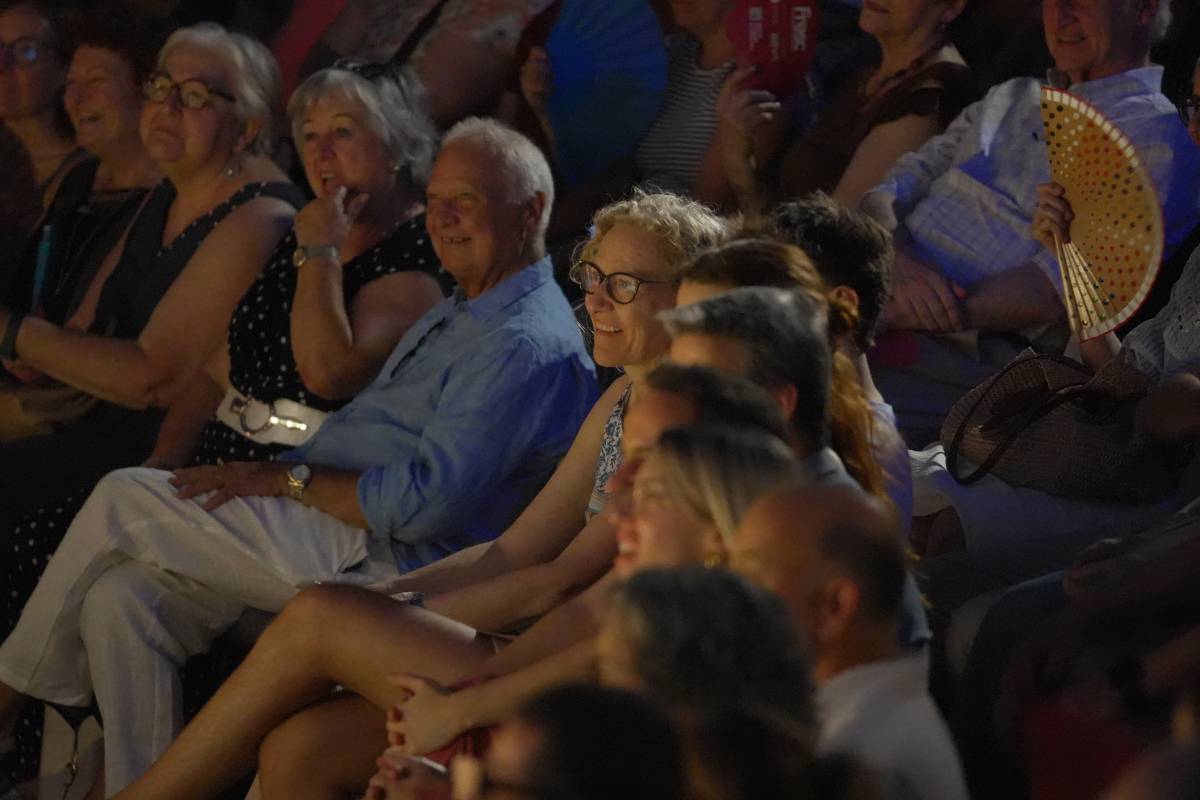 Públic a la inauguració del Frec Festival amb Quim Masferrer