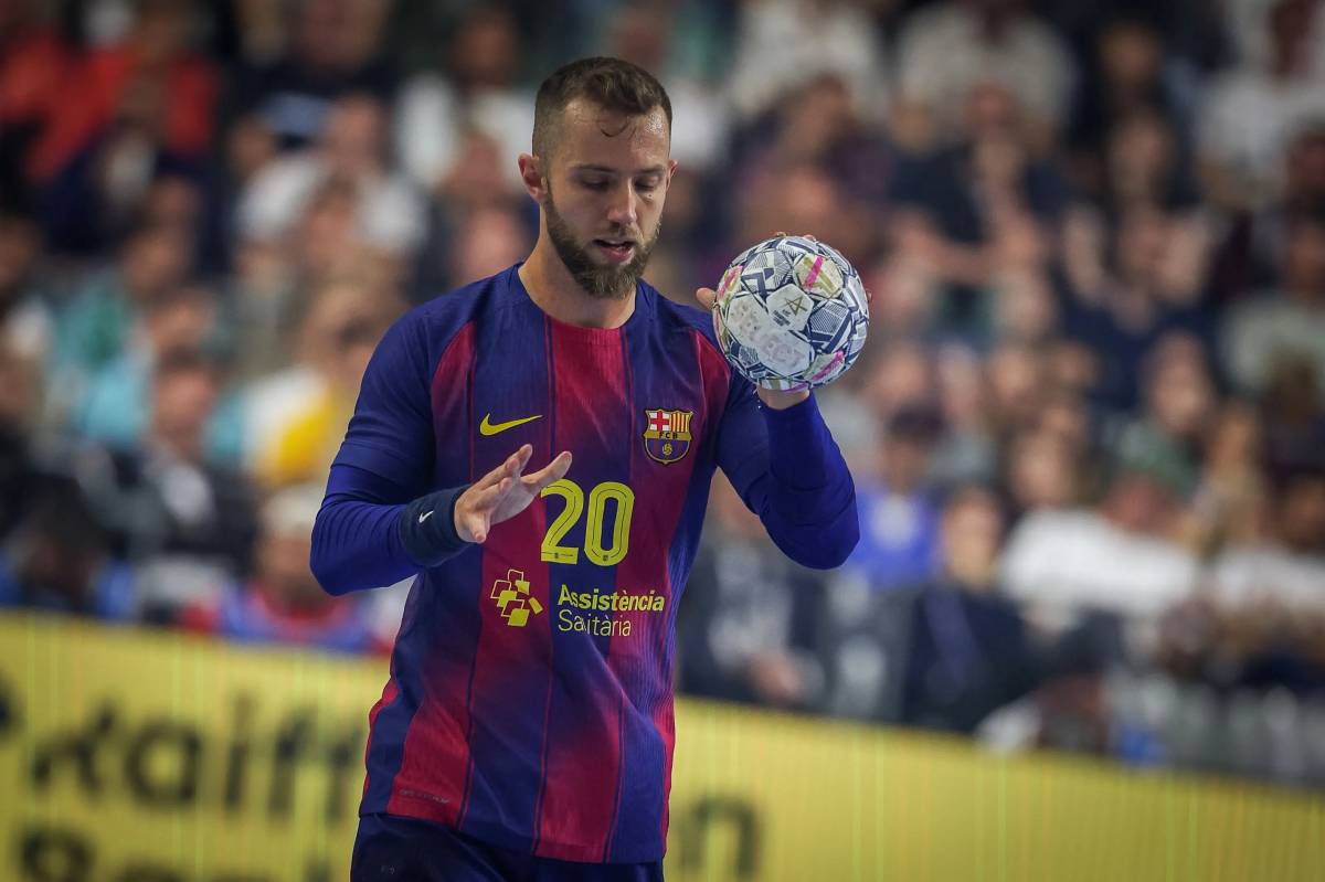 El sabadellenc Aleix Gómez, en el set ideal de la Champions d'handbol