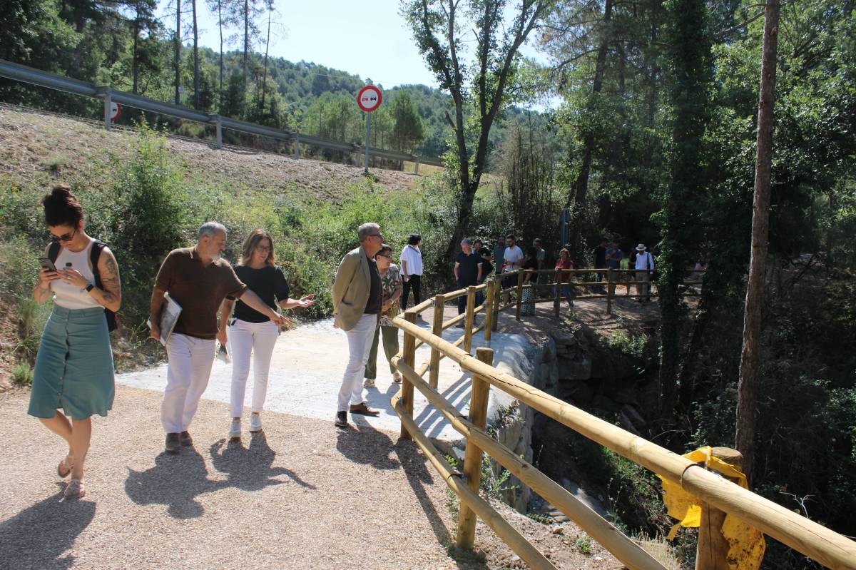 Obren el tram renovat de la Via Blava del Cardener al pantà de Sant Ponç al Solsonès 