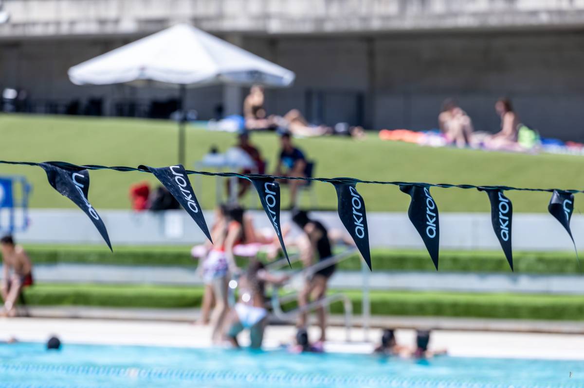 La piscina exterior de Can Llong a vessar