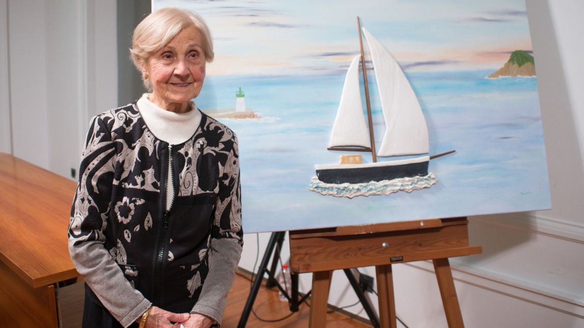 Mor als 96 anys l'artista de Sant Feliu de Guíxols Quimeta Serra