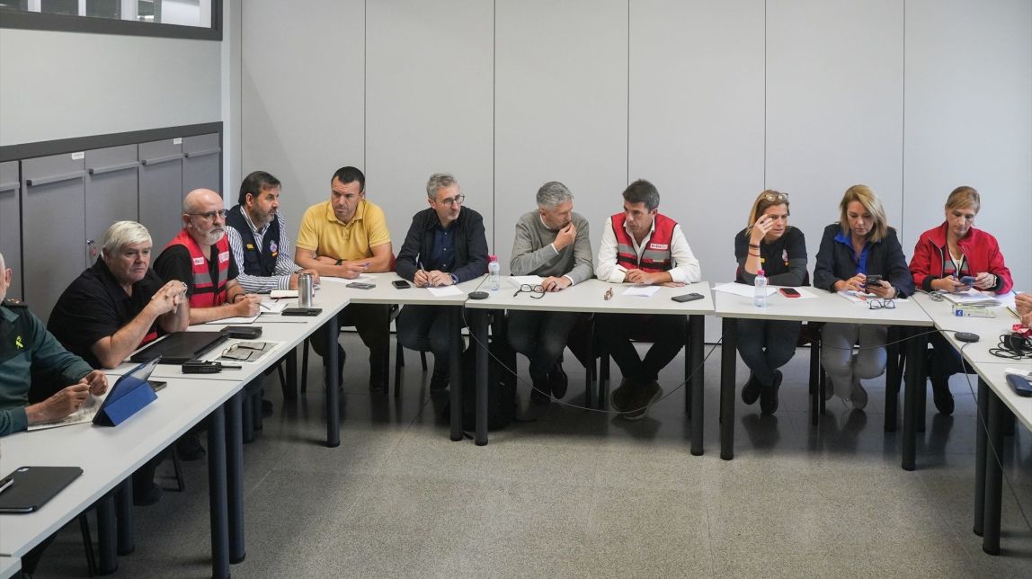 El govern espanyol diu que la reunió del Cecopi del 29 d'octubre es va suspendre de 18 a 19