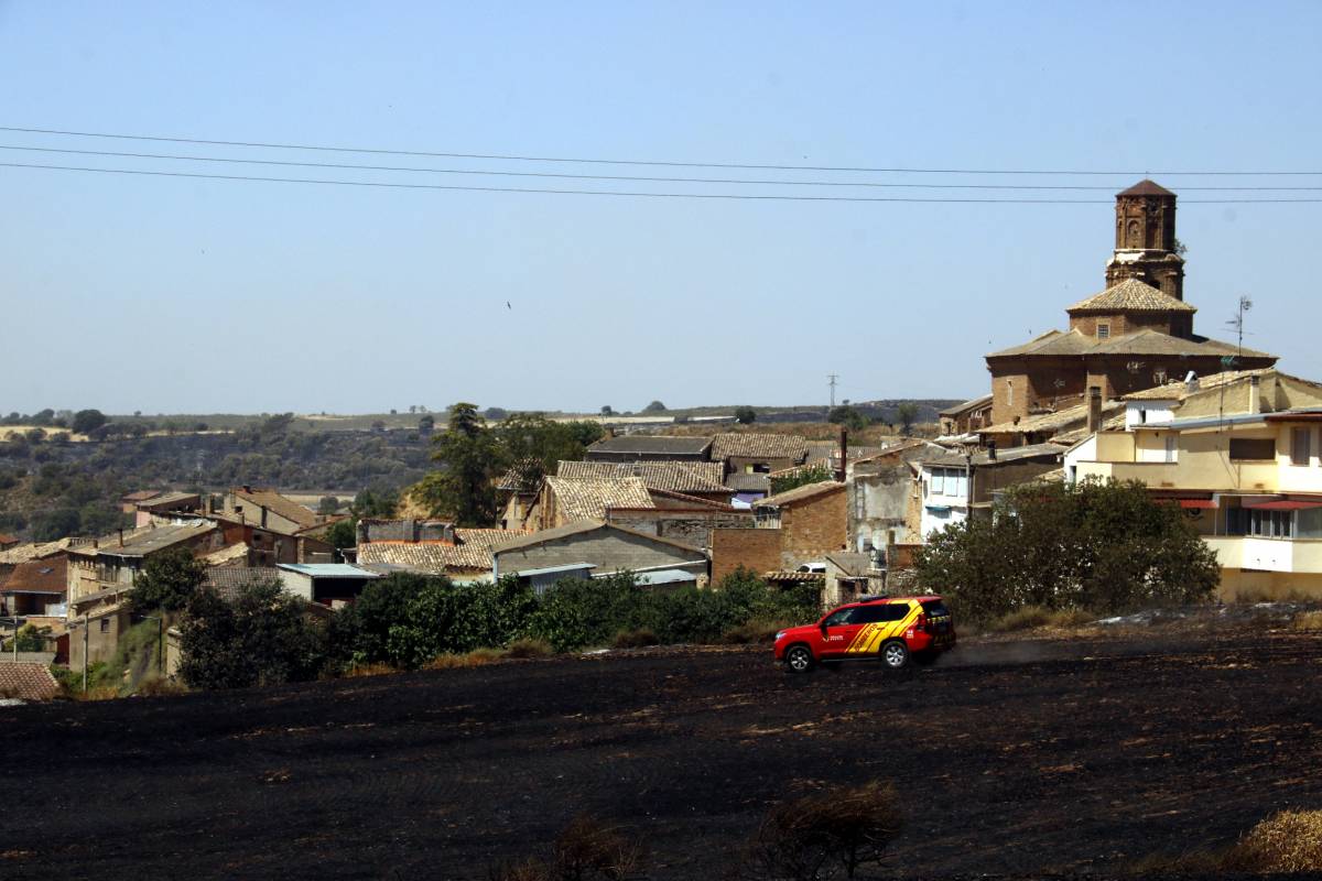 L’incendi de la Llitera no avançarà més però l’extinció s’allargarà el cap de setmana