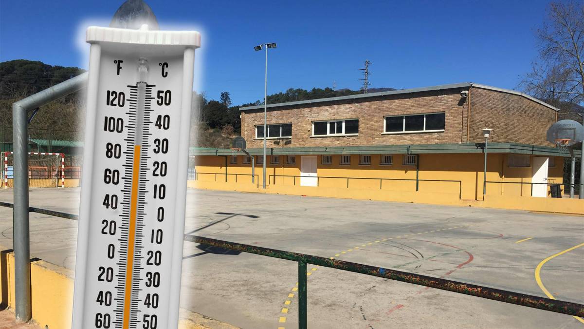 Calors extremes per fi de curs a onze centres del Montseny: «Hem dut ventiladors de casa»