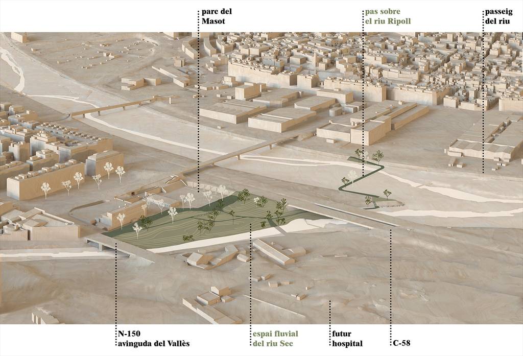 Projecte per unir els rius Sec i el Ripoll a Ripollet - Cedida Projecte per unir els rius Sec i el Ripoll a Ripollet