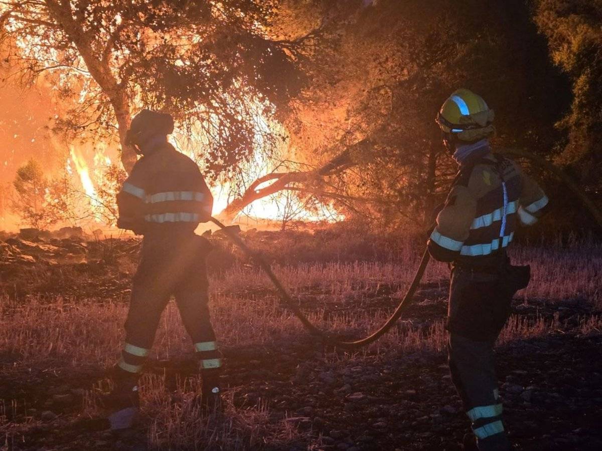 La pudor de cremat que s'ha notat al Bages prové de l'incendi de Saragossa