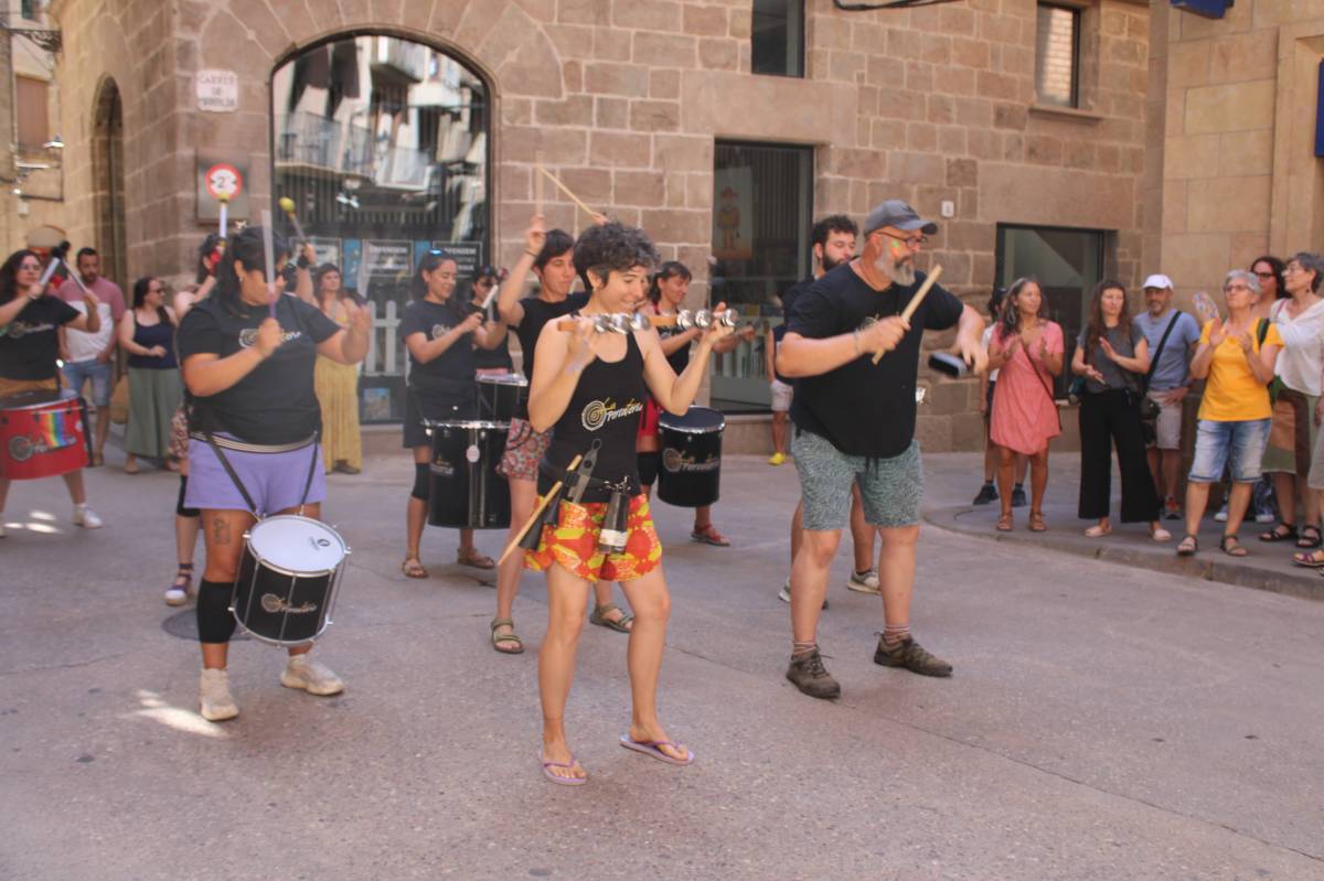 La Percuteria ha actuat pel 28J a Solsona - Ramon Estany La Percuteria ha actuat pel 28J a Solsona