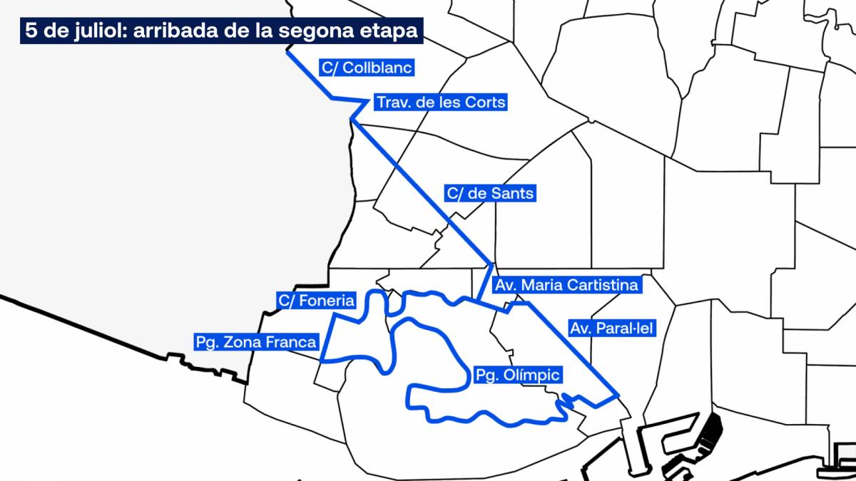 El recorregut de l`Etapa 3 del Tour 2026 - Tour de França El recorregut de l`Etapa 3 del Tour 2026