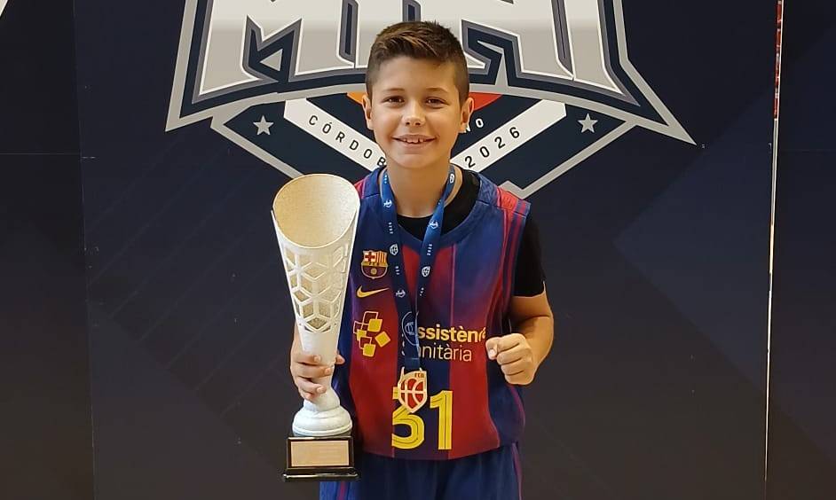 Jan Abad, campió d'Espanya mini de bàsquet
