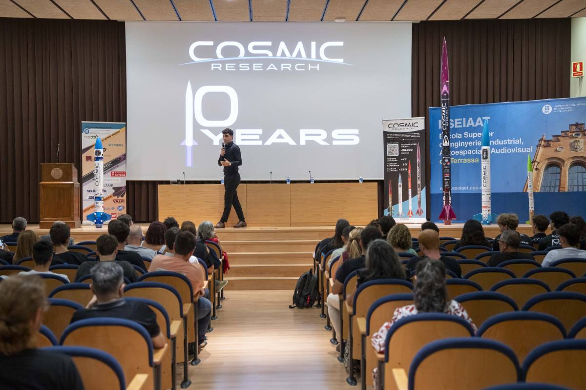 Deu anys de Cosmic Research: el talent de Terrassa que fa volar coets