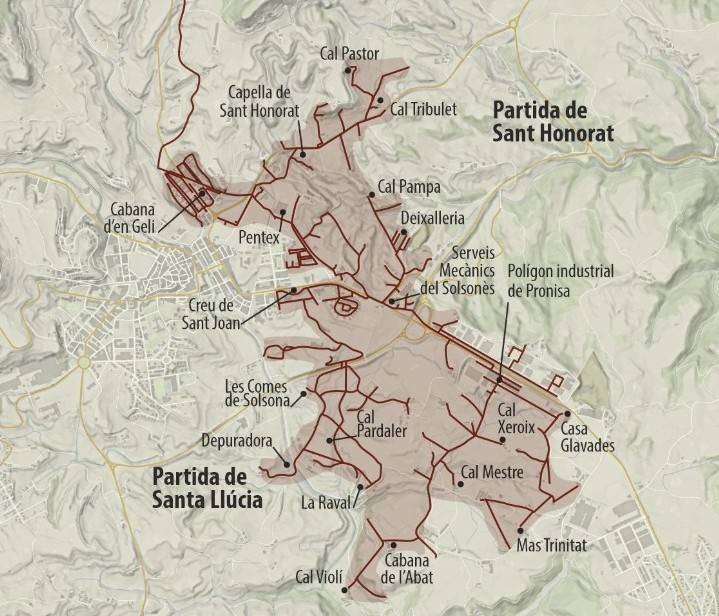 Tall programat del subministrament d’aigua aquest dijous a sectors de Solsona per obres de millora