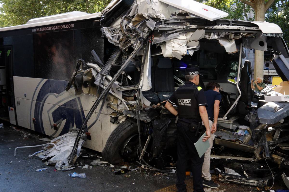 Un dels ferits en l’accident d’autobús de Lleida perd una cama