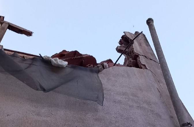Dos ferits en esfondrar-se part del forjat d'una segona planta a la Bisbal d'Empordà