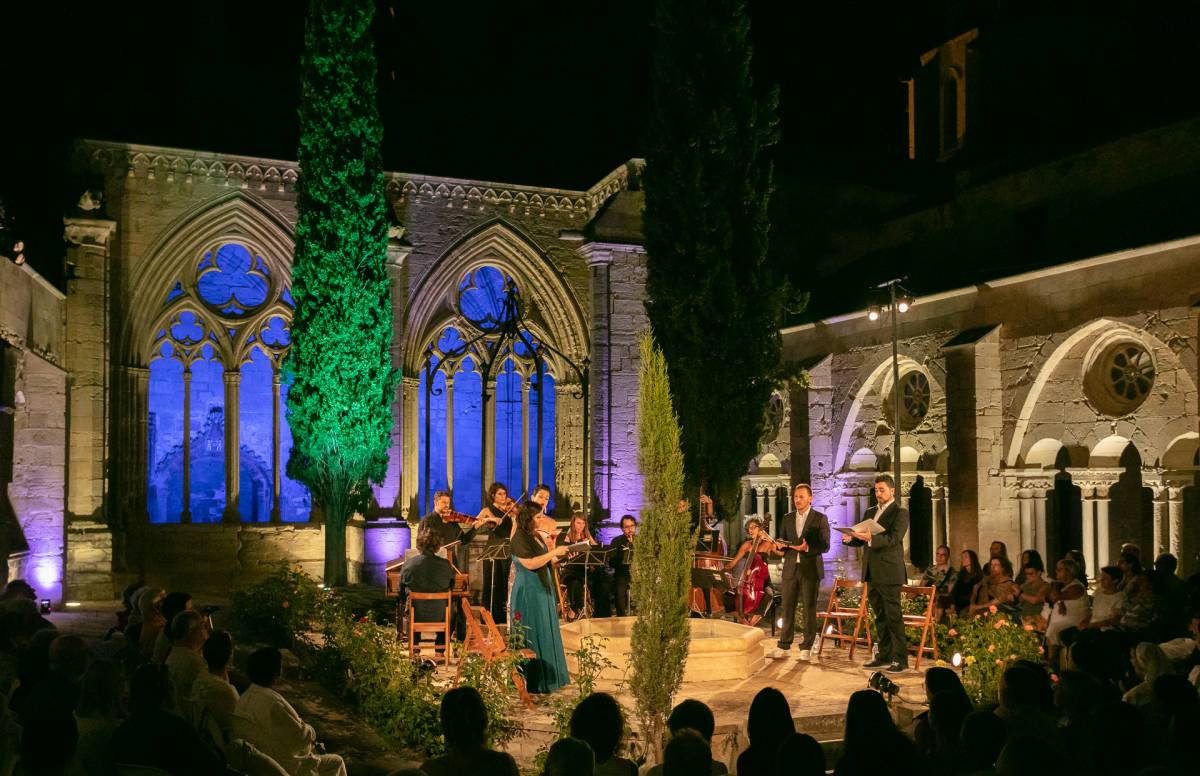 El Monestir de Vallbona, a la comarca de l’Urgell, acull el festival La Pedra Parla - Rafel López-Monné El Monestir de Vallbona, a la comarca de l’Urgell, acull el festival La Pedra Parla
