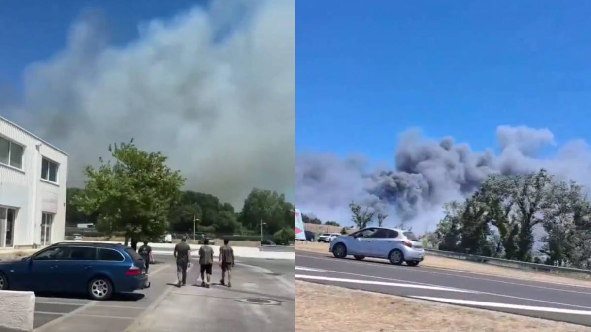 Un incendi entre Santa Maria de la Mar i Canet de Rosselló, a la Catalunya Nord, obliga a evacuar tres càmpings
