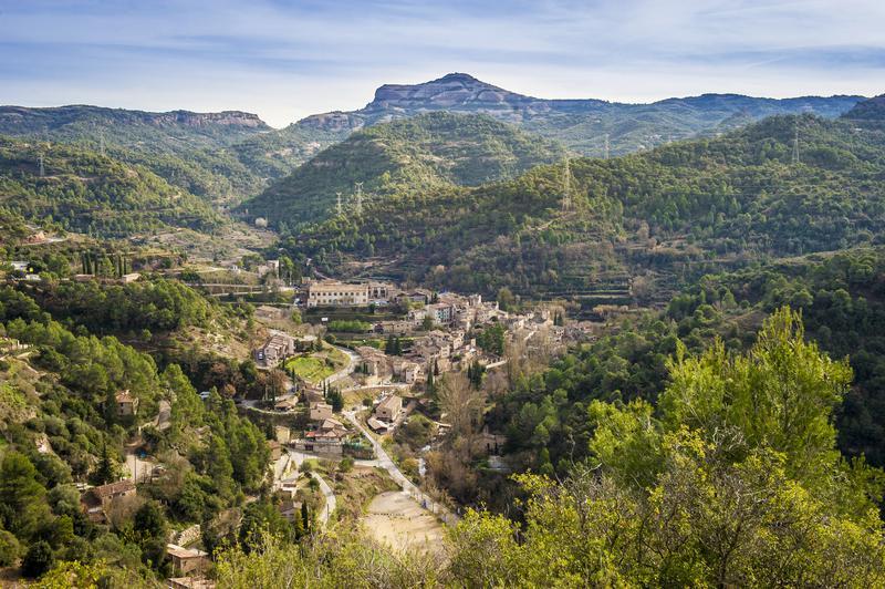 Vista general de Mura, un dels municipis del Bages afectats - 