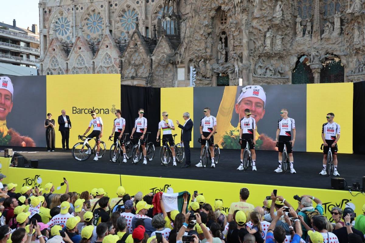 El Tour allarga l'anunci internacional de la Sagrada Família
