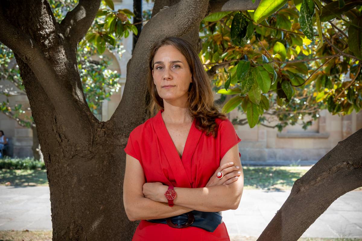 Jéssica Albiach, fotografiada aquesta setmana al Parlament - Miquel Homs