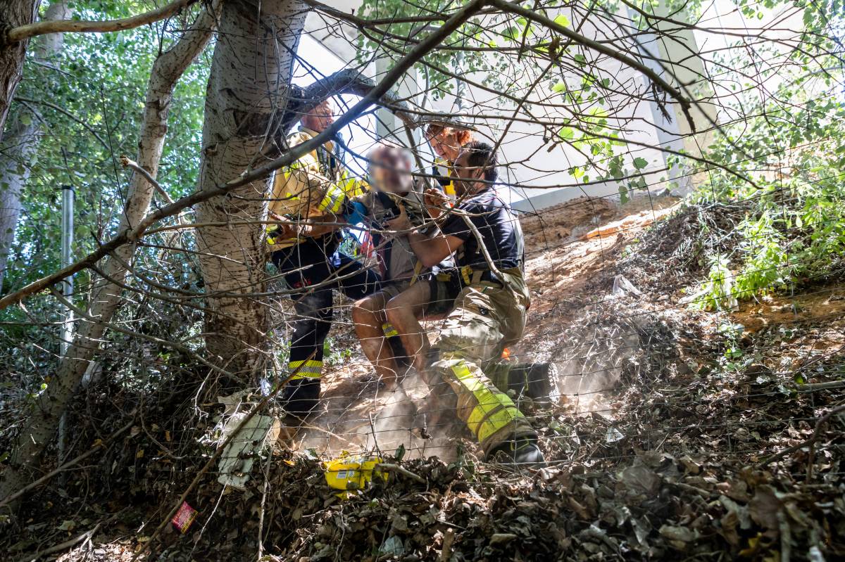 FOTOS | Troben amb vida un home desaparegut des de feia quatre dies