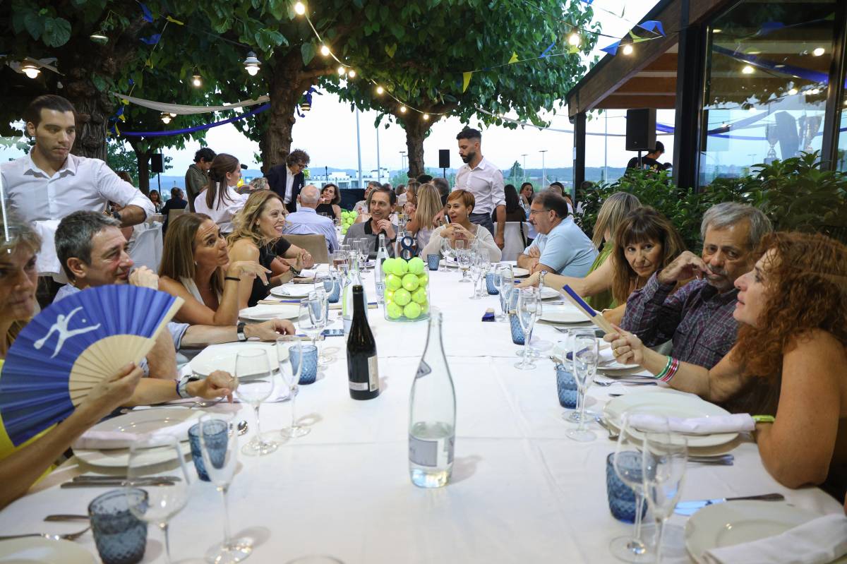 El sopar de final de temporada del Club Tennis Sabadell - VÍCTOR CASTILLO El sopar de final de temporada del Club Tennis Sabadell