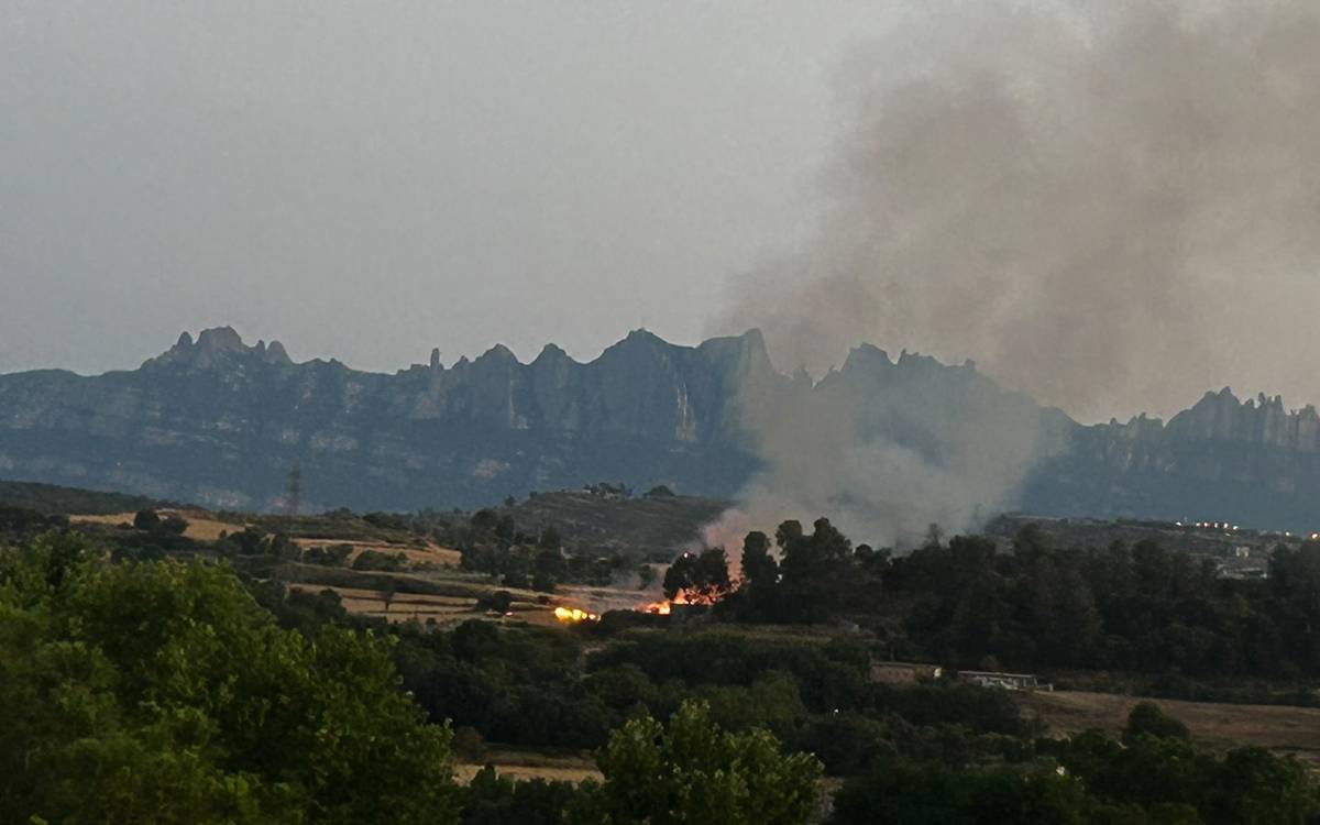 Dos incendis de vegetació en poques hores cremen 1.500 metres quadrats a Sant Fruitós