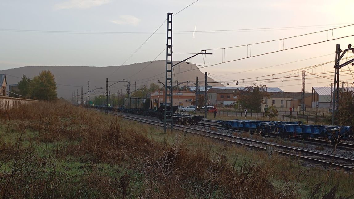 Descarrila un tren amb mercaderies perilloses a Guadalajara
