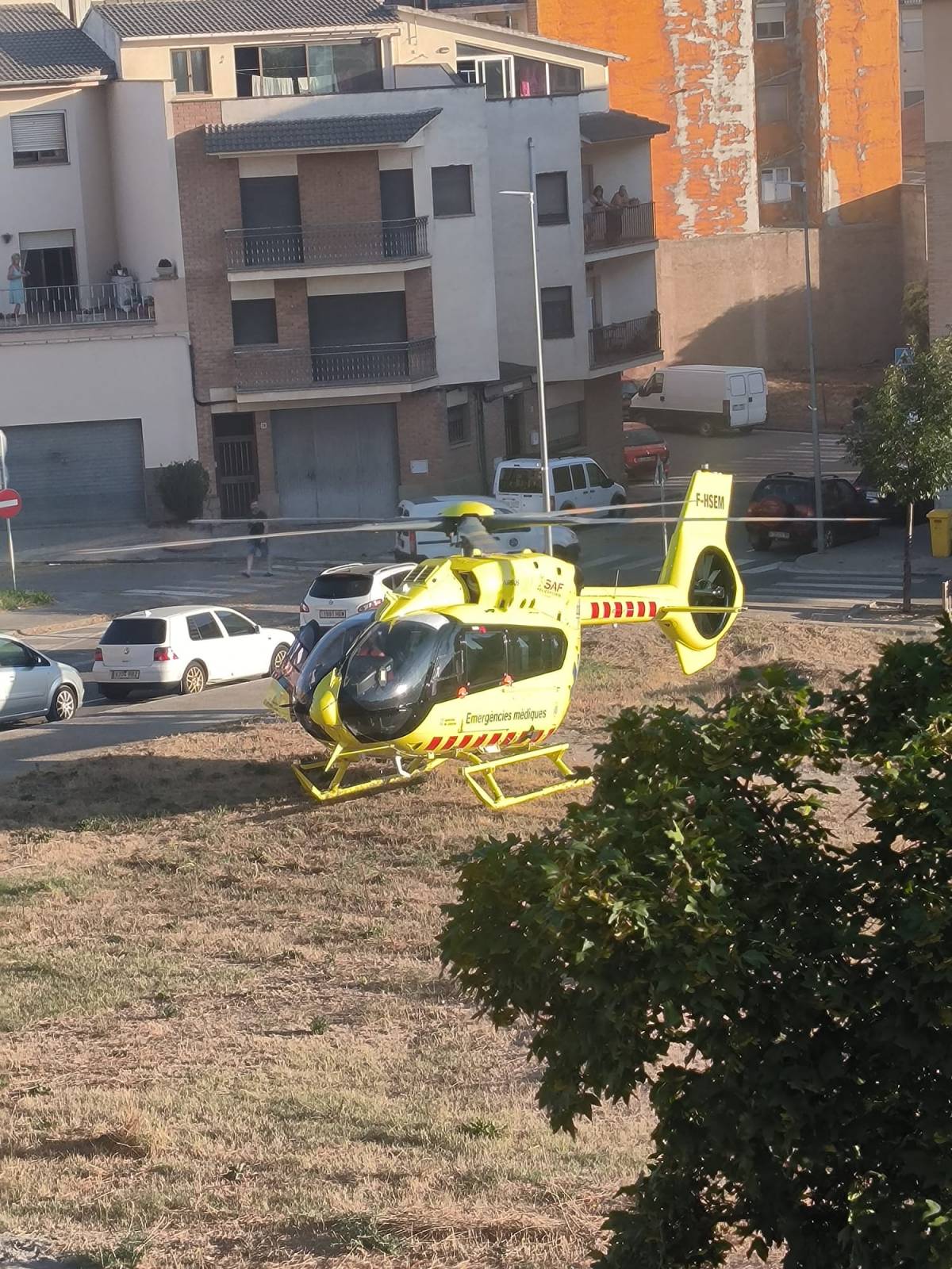 L`helicòpter a Solsona - Cedida a NacioSolsona L`helicòpter a Solsona