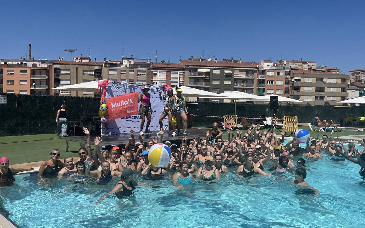 Una vuitantena de persones participen al Mulla't per l'Esclerosi Múltiple a Manresa