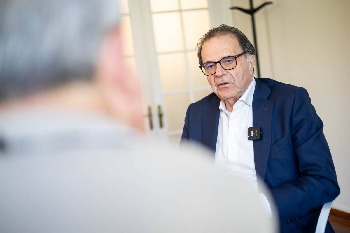 Jordi Alberich, durant l`entrevista amb Nació - Hugo Fernández Jordi Alberich, durant l`entrevista amb Nació