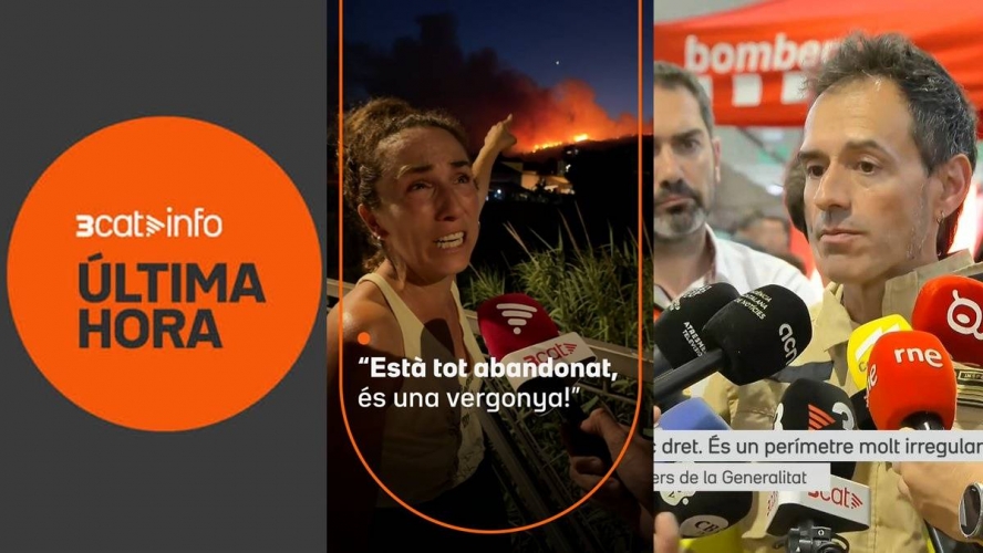 La cobertura de 3Cat dels incendis, ben rebuda per l'audiència: és opció més triada i diversos programes creixen