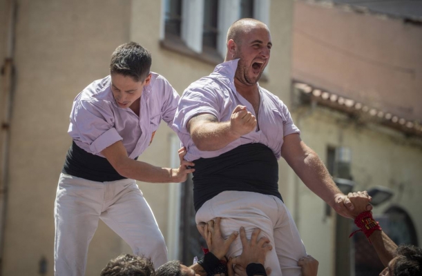 Doble cita per a Minyons de Terrassa: visiten Calella i preparen grans castells per la Mercè 