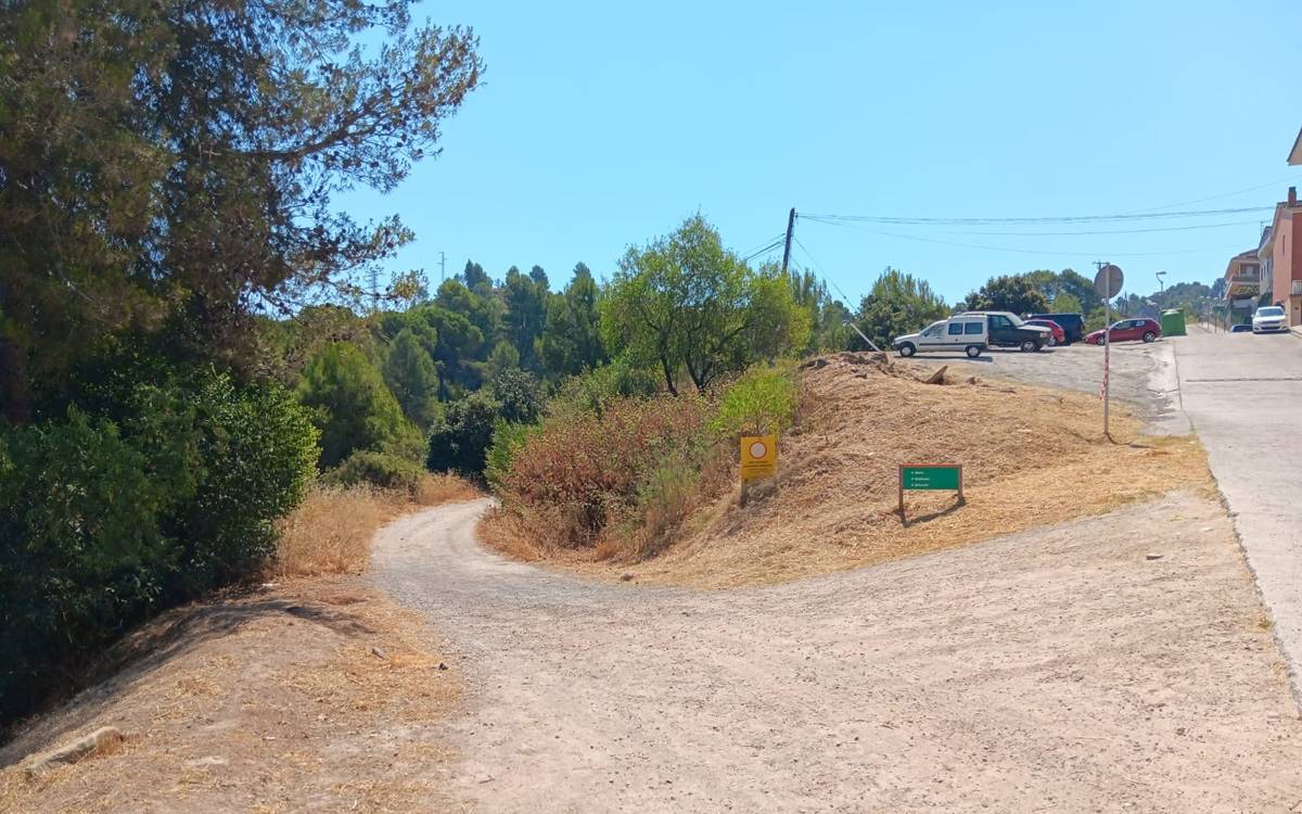 Sant Vicenç i el Pont tanquen els accessos al medi natural pel risc extrem d'incendi