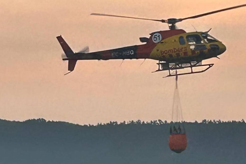 Coincidència d'incendis exigeix una resposta accelerada dels Bombers al Solsonès
